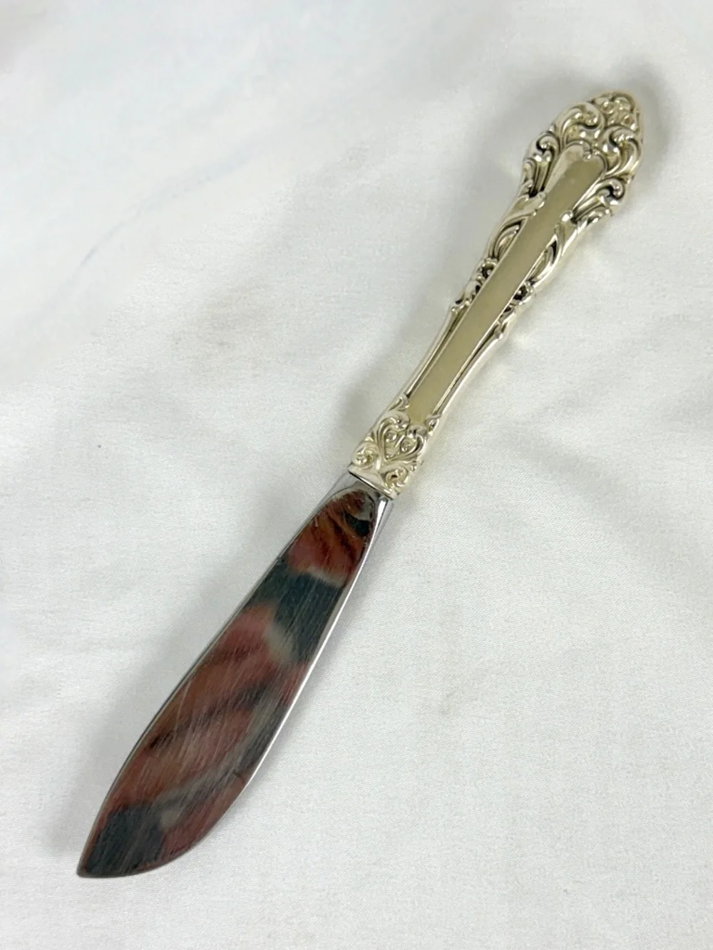 Vintage Grande Renaissance Sterling Silver Butter Knife Reed and Barton 7 inch